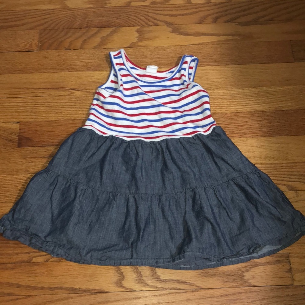 Baby Gap red white and blue sundress